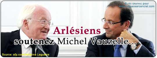 Hollande Vauzelle Arles 2012